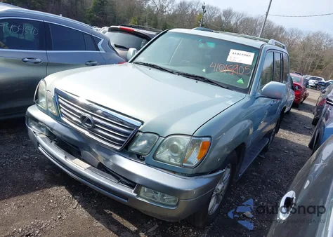 2005 Lexus Lx 470 из США, поврежденный, VIN JTJHT00W153553760